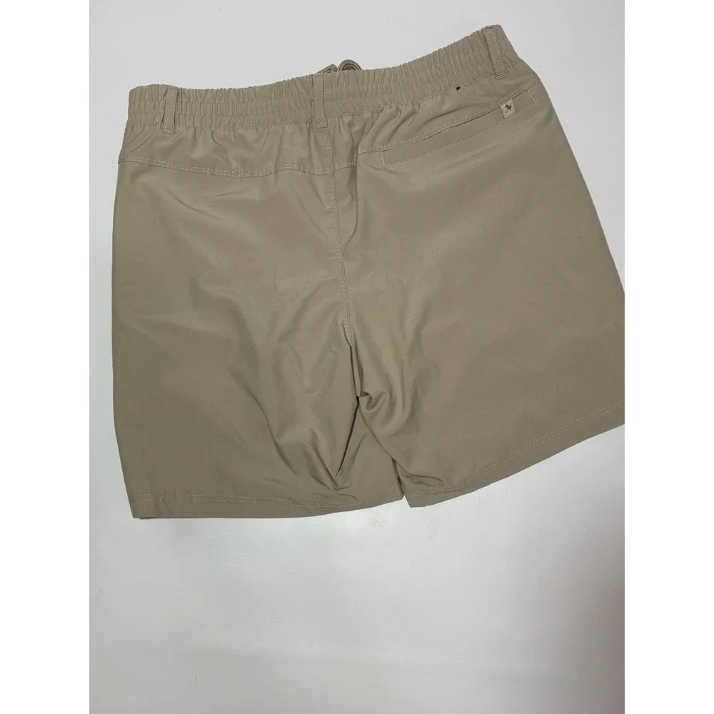 Birdie Bound Shorts Mens Small Tan Performance Compression Liner Golf Athletic‎